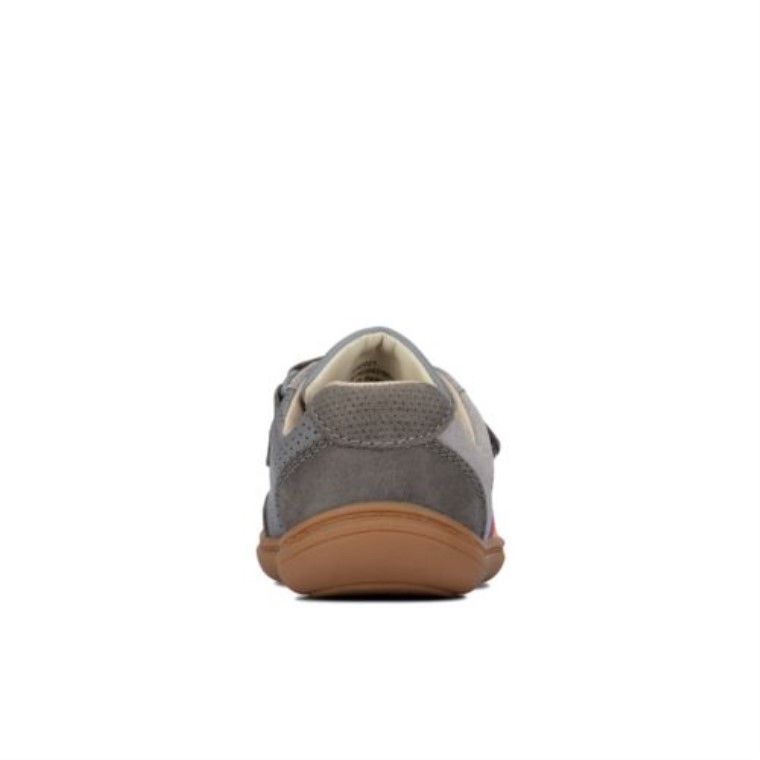 Cuero Gris Clarks Flash Guapo Fst G Ajuste