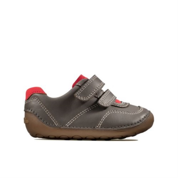 Cuero Gris Clarks Ti Ny Anochecer Fst G Ajuste