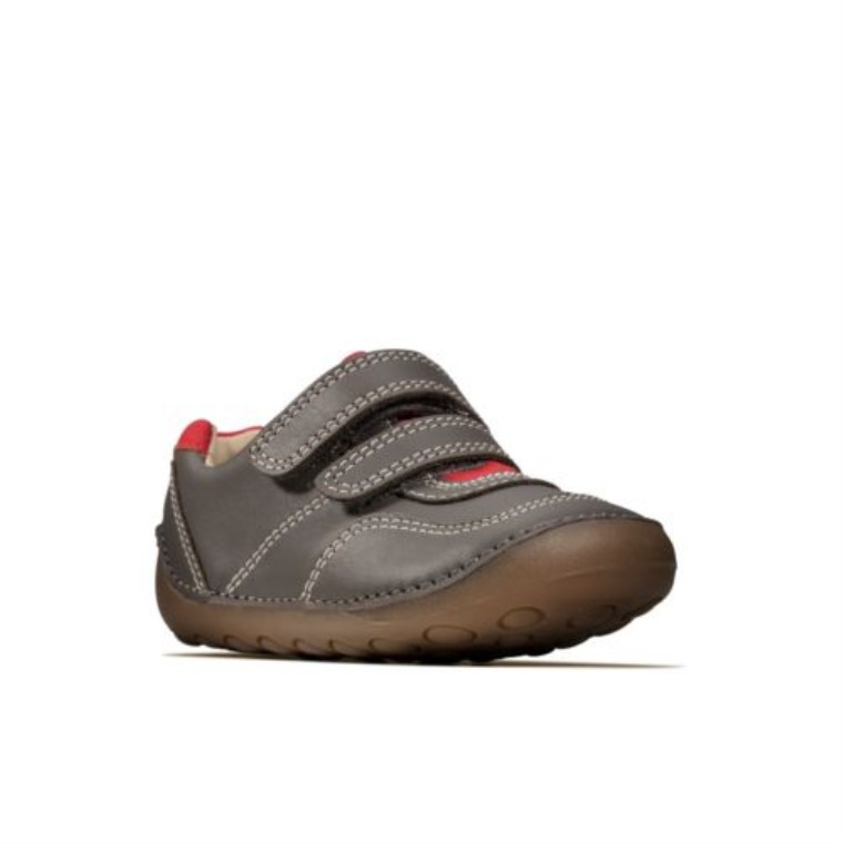 Cuero Gris Clarks Ti Ny Anochecer Fst G Ajuste