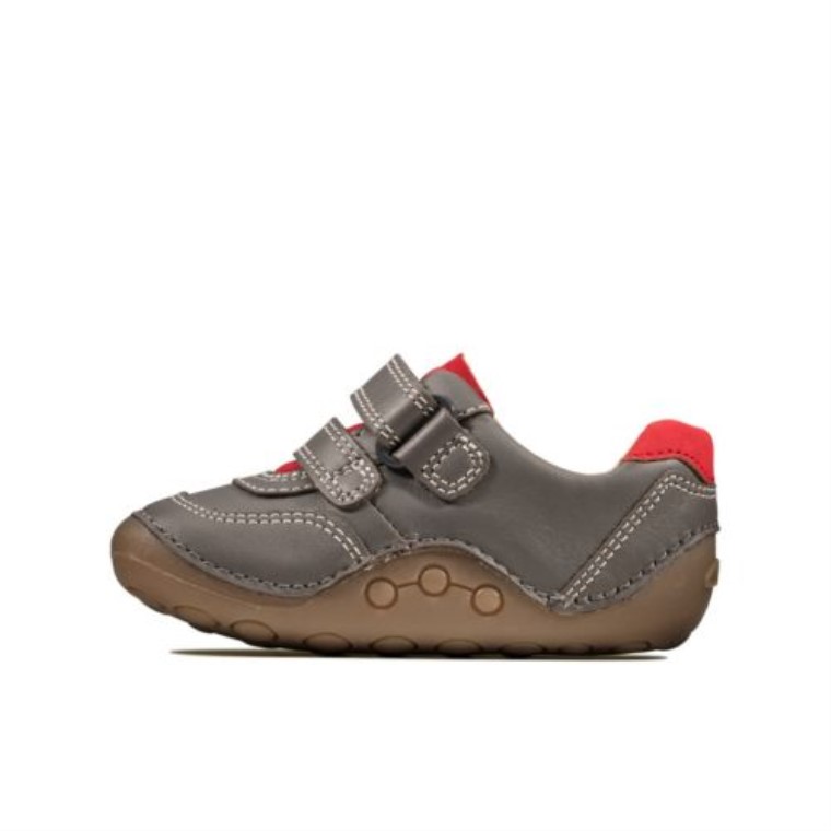 Cuero Gris Clarks Ti Ny Anochecer Fst G Ajuste