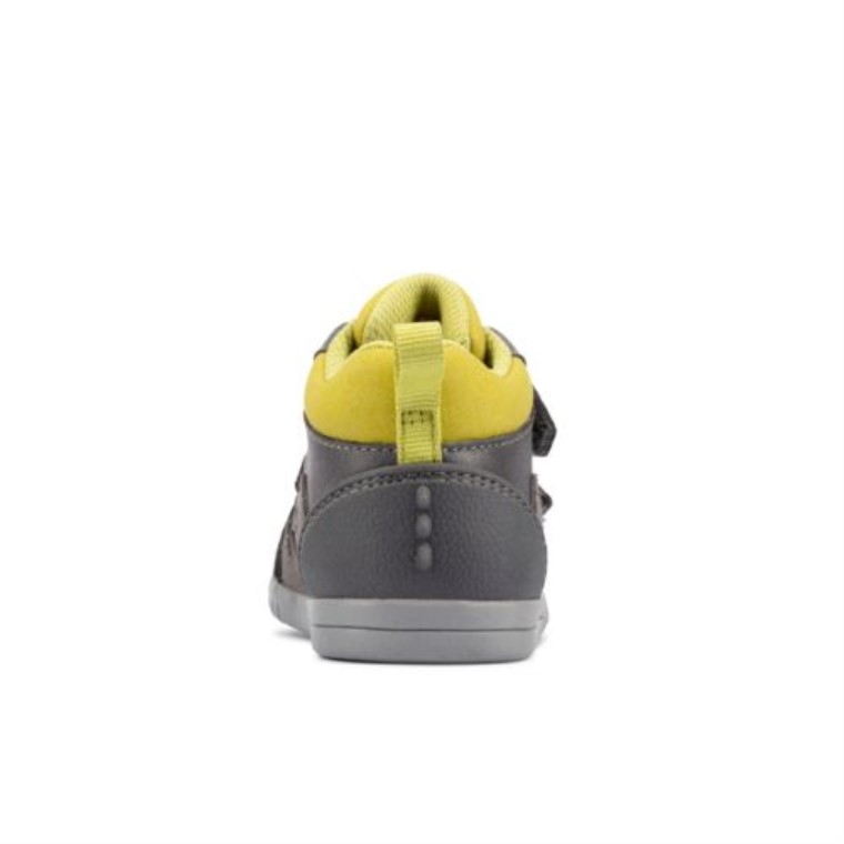 Cuero Gris Rex Park Fst F Fit Clarks