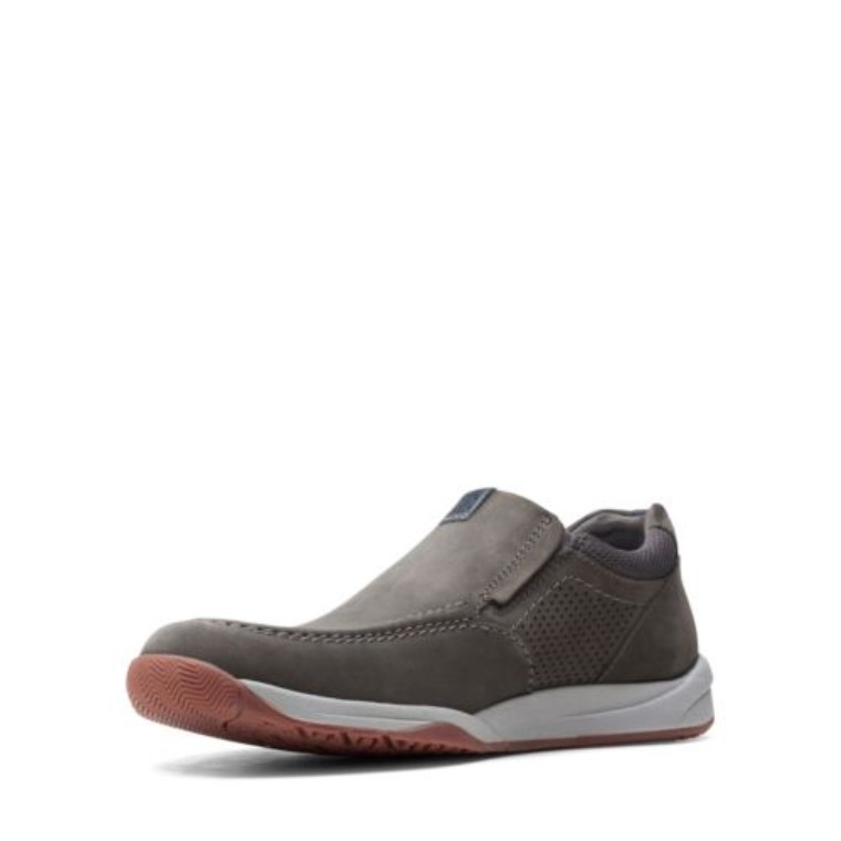 Nobuk Gris Clarks Langton Paso