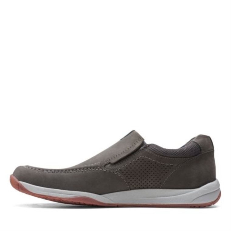 Nobuk Gris Clarks Langton Paso