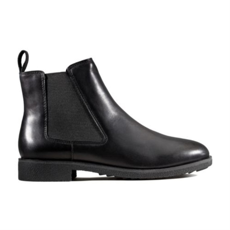 Griff Plaza Clarks Cuero Negro