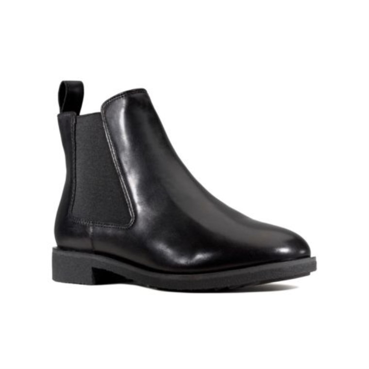 Griff Plaza Clarks Cuero Negro