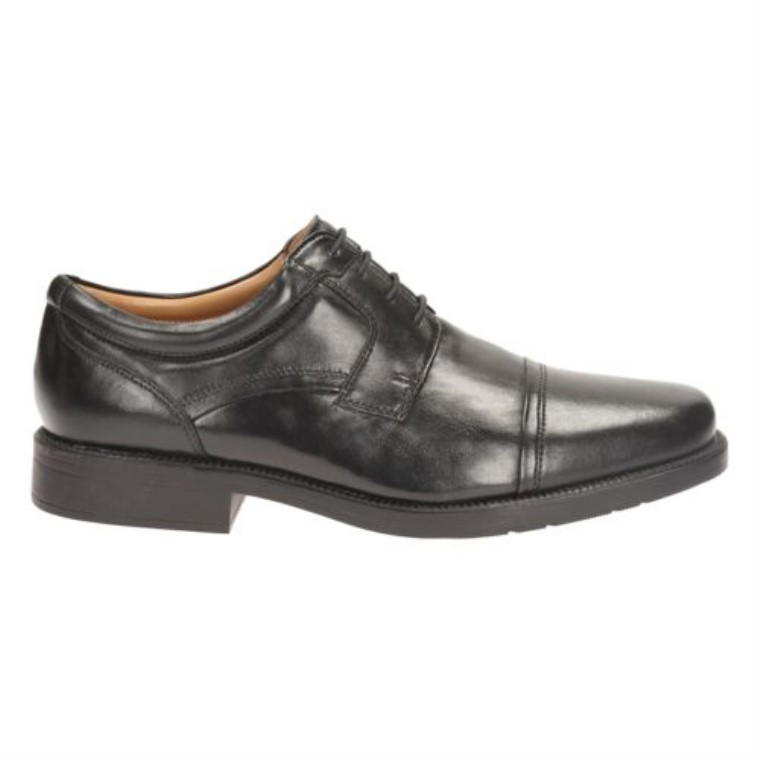 Granizo Gorra Clarks Cuero Negro