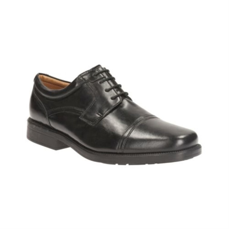Granizo Gorra Clarks Cuero Negro