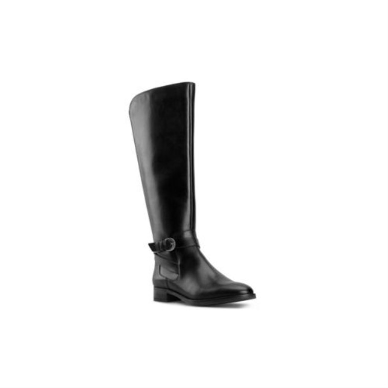 Hamble Alta Cuero Negro Clarks