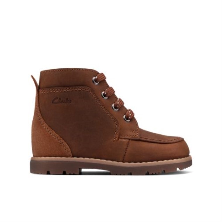 Heath Dash Fst H Ajuste Clarks Bronceado Cuero