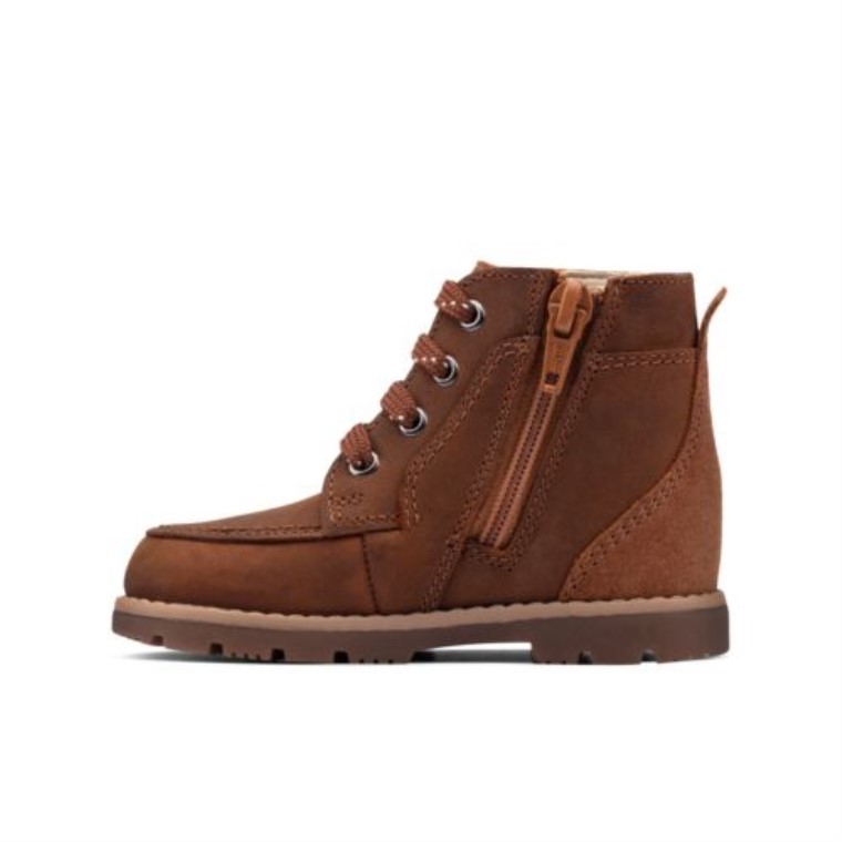 Heath Dash Fst H Ajuste Clarks Bronceado Cuero