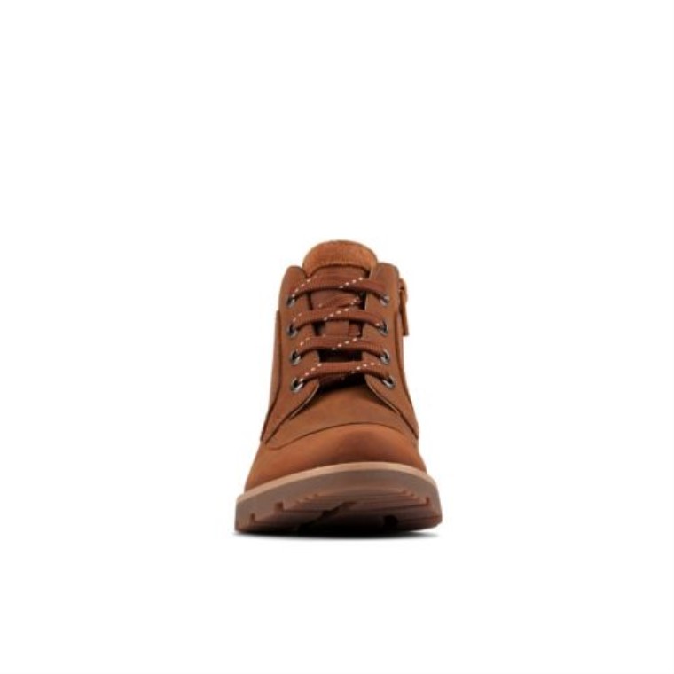 Encaje De Brezo Inf G Ajuste Bronceado Cuero Clarks