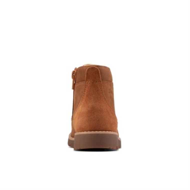 Encaje De Brezo Inf G Ajuste Bronceado Cuero Clarks