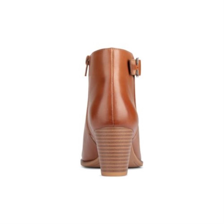 Kayl60 Botas Clarks Cuero Marron Oscuro