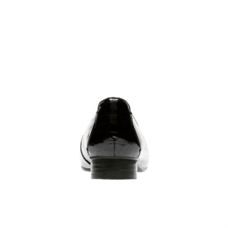 Keesha Luca Clarks Charol Negro/cocodrilo