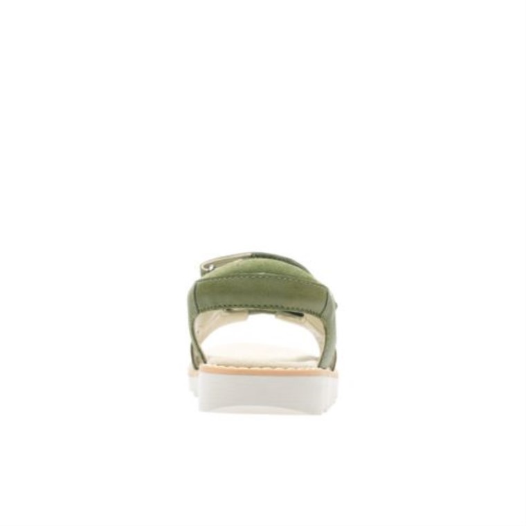 Cuero Caqui Clarks Crown Root Jnr G Ajuste