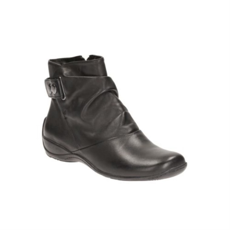 Kira Café Clarks Cuero Negro