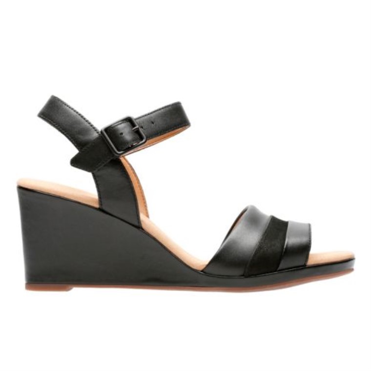 Lafley Aletha Clarks Cuero Negro