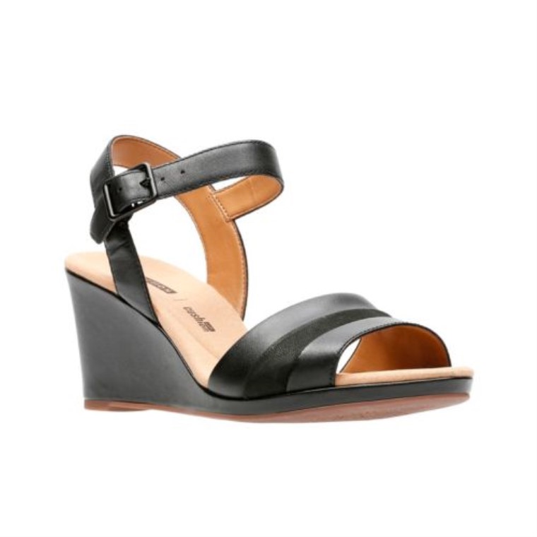 Lafley Aletha Clarks Cuero Negro