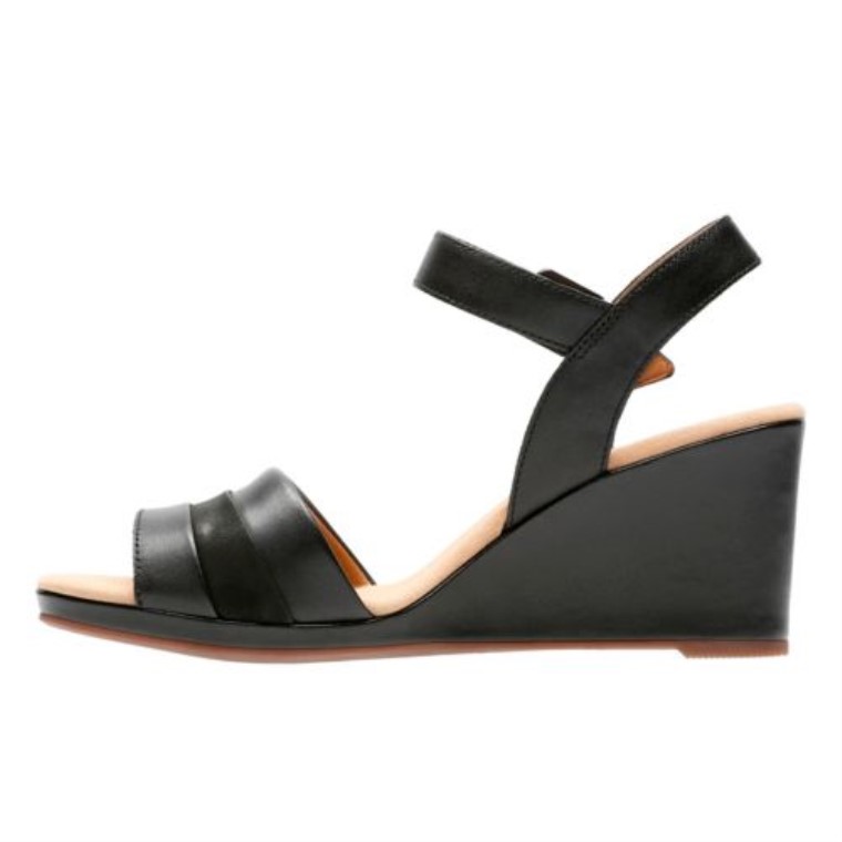 Lafley Aletha Clarks Cuero Negro