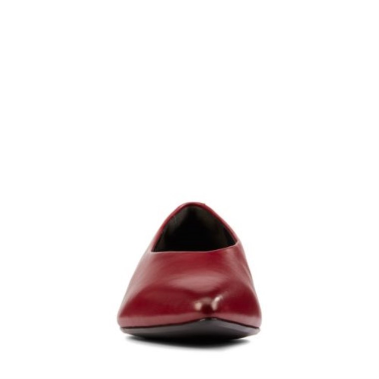Laina 15 Easy Clarks Cuero Vino