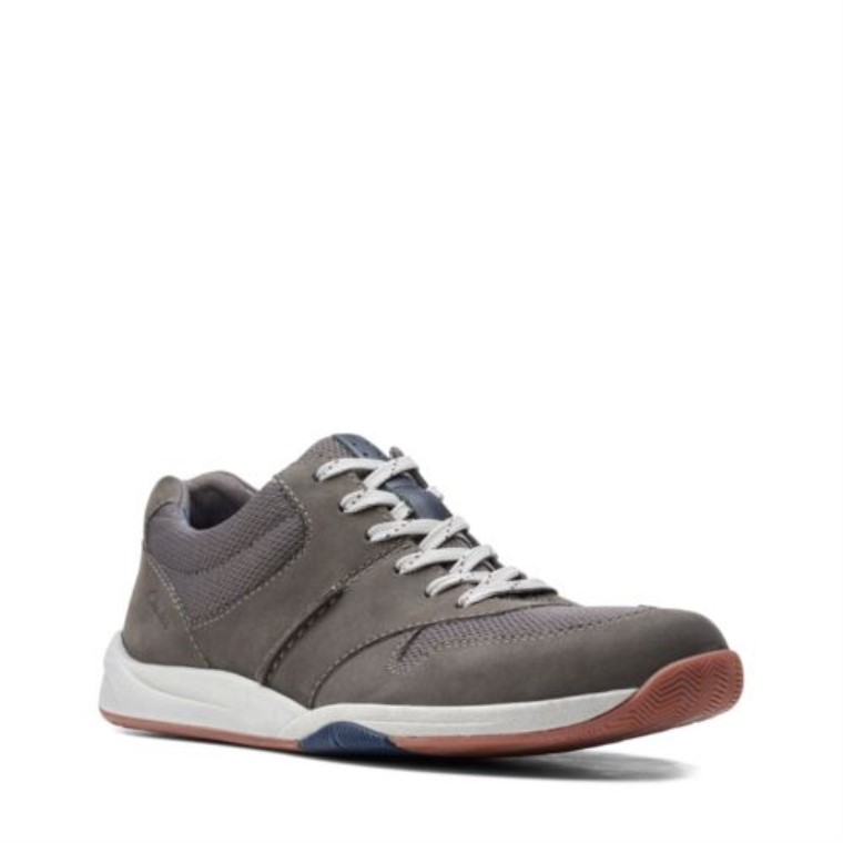 Langton Carrera Gris Nubuck Clarks