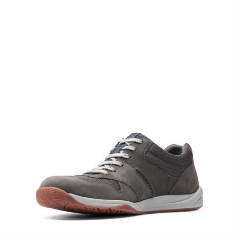 Langton Carrera Gris Nubuck Clarks