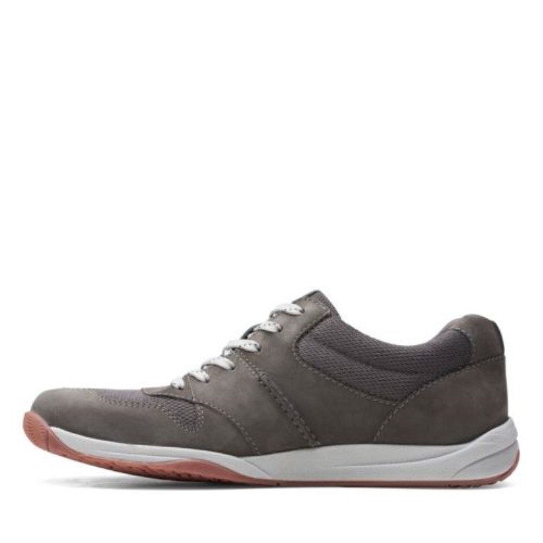 Langton Carrera Gris Nubuck Clarks