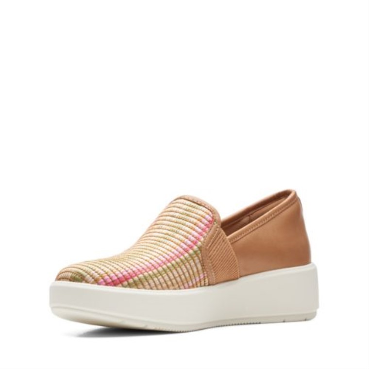 Layton Petal Bronceado Claro Combi Clarks