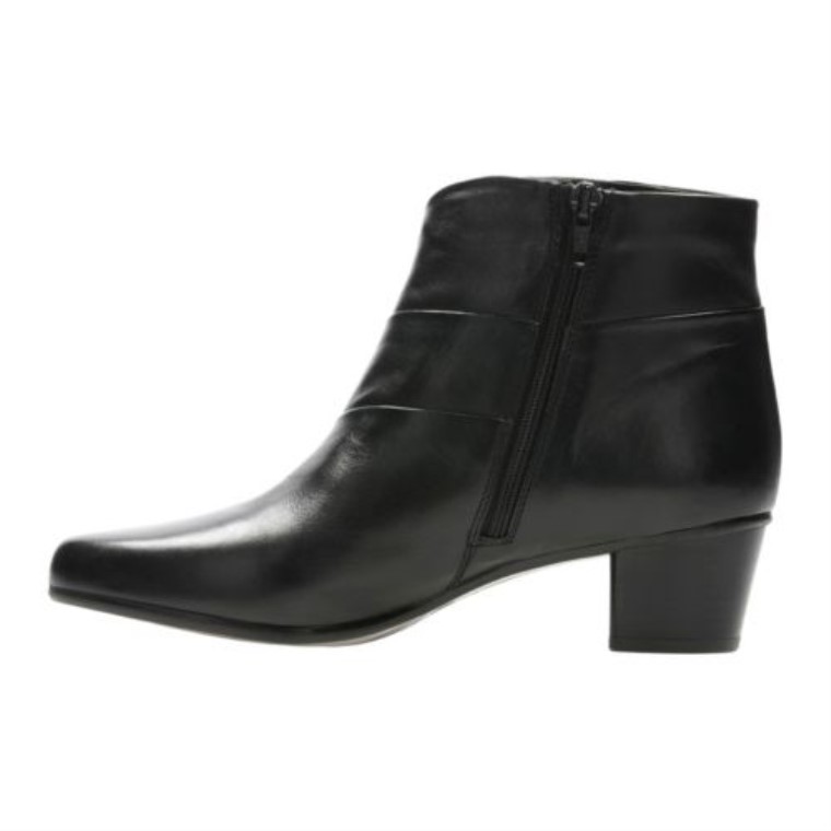 Leola Hielo Negro Cuero Clarks