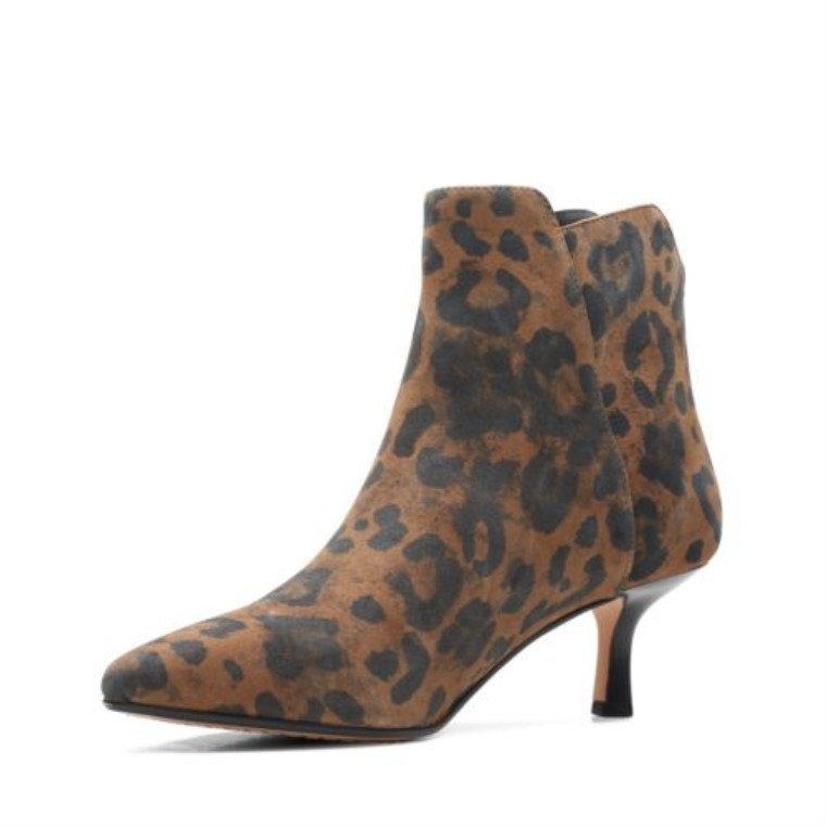 Estampado De Leopardo Violeta 55 Zip Clarks