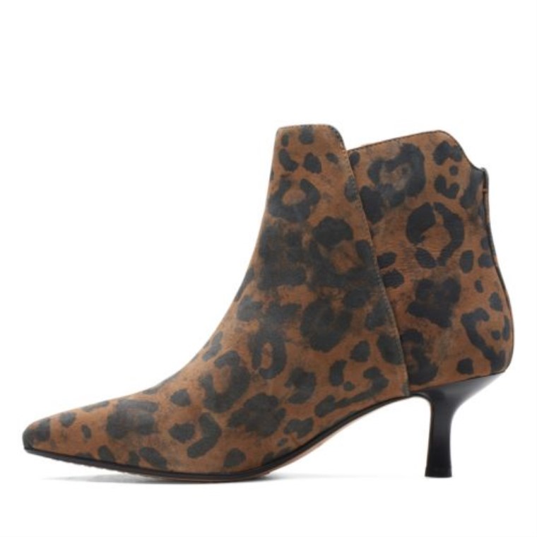 Estampado De Leopardo Violeta 55 Zip Clarks