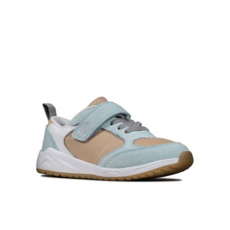 Azul Claro Combi Clarks Aeon Flex Inf F Fit