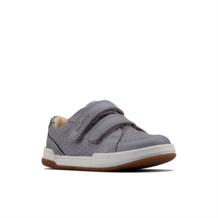 Cuero Azul Claro Clarks Fawn Solo Fst F Fit