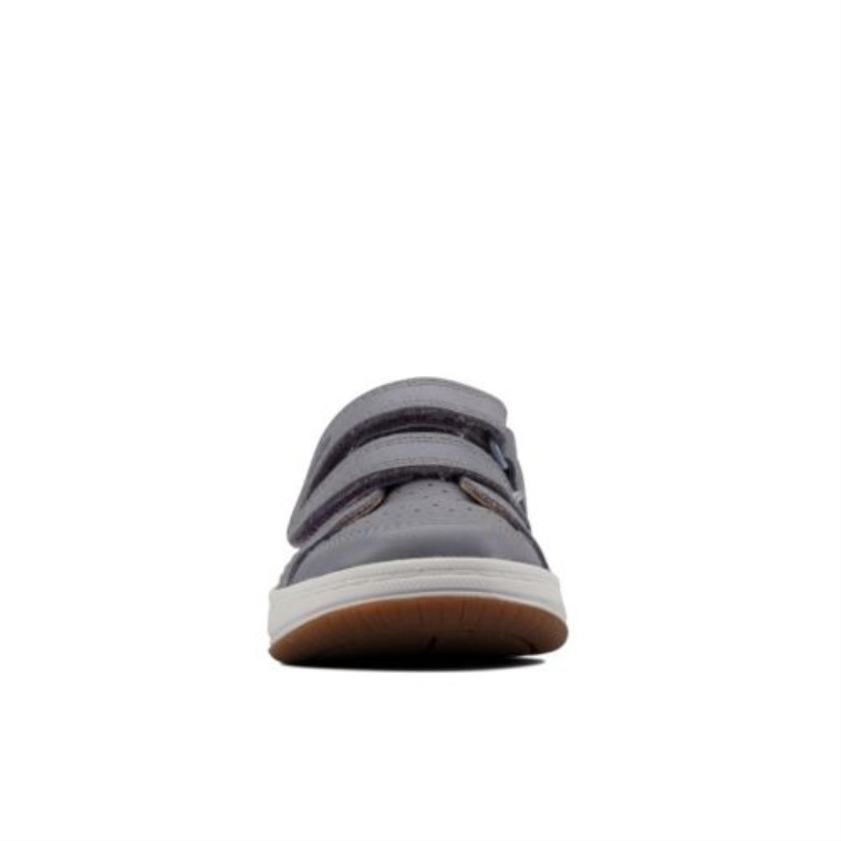 Cuero Azul Claro Clarks Fawn Solo Fst F Fit
