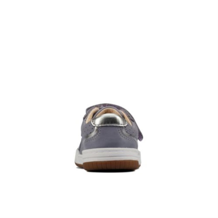 Cuero Azul Claro Clarks Fawn Solo Fst F Fit