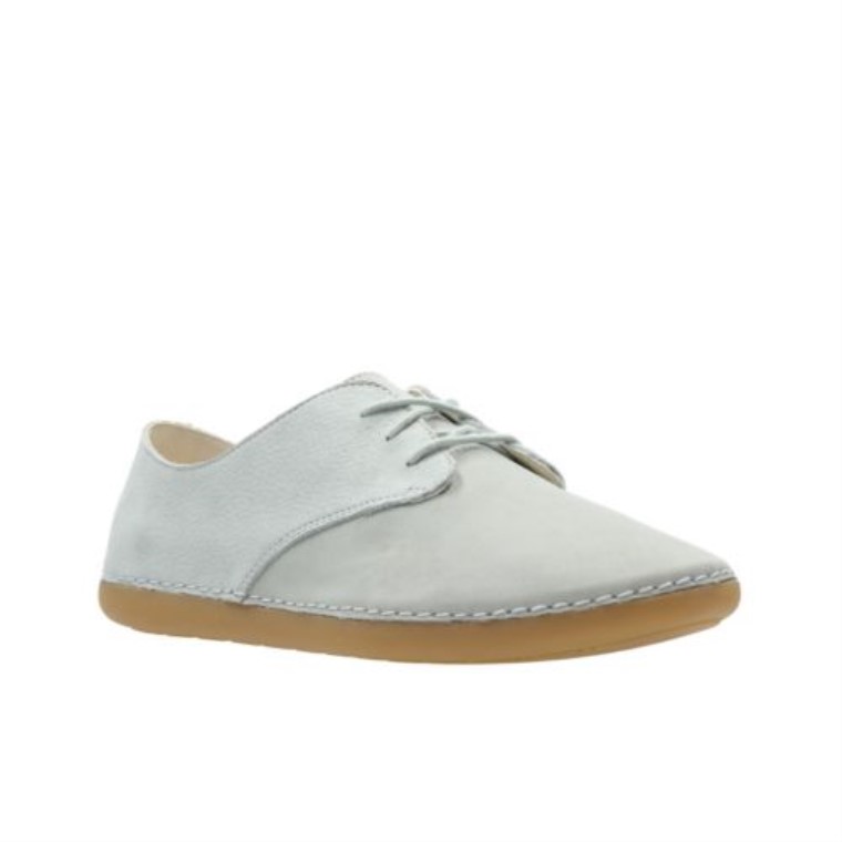 Cuero Gris Claro Skylark Muse Jnr F Fit Clarks