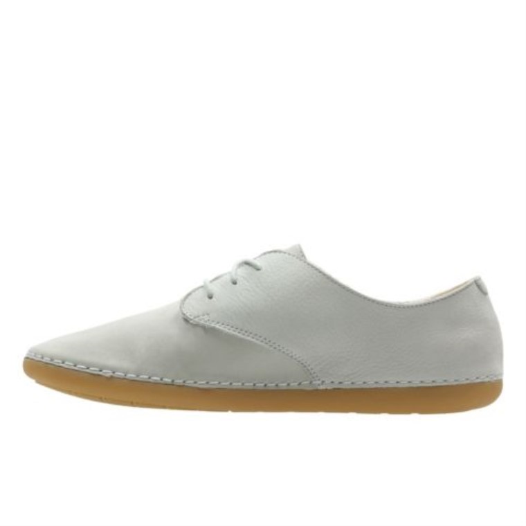 Cuero Gris Claro Skylark Muse Jnr F Fit Clarks