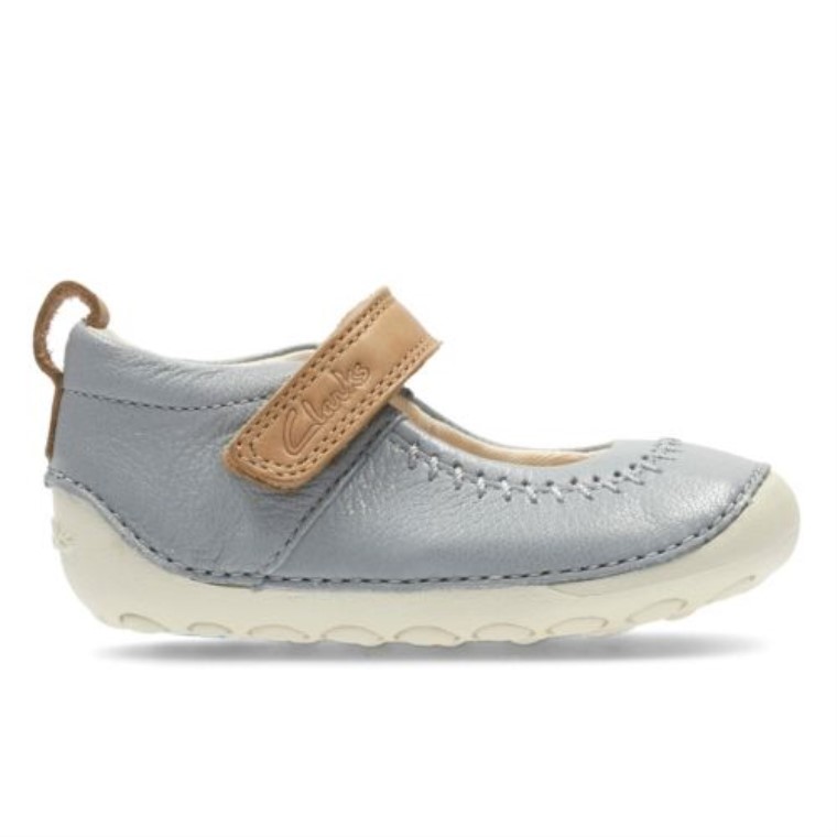 Pequeño Atlas Fst G Ajuste Clarks Gris