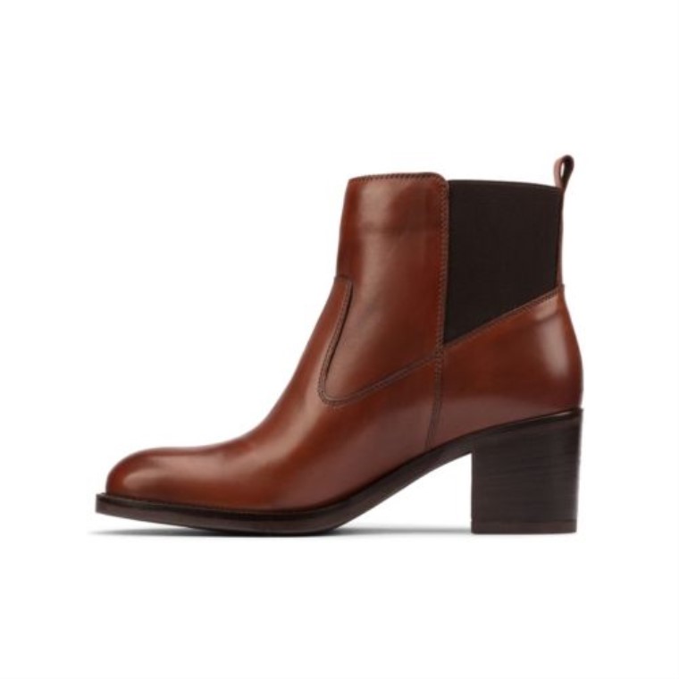 Mascarpone2 Lo Clarks Cuero Marrón Oscuro
