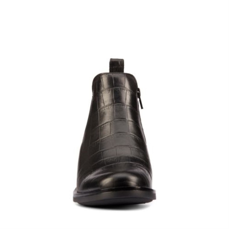 Memi Zip Clarks Cocodrilo Negro
