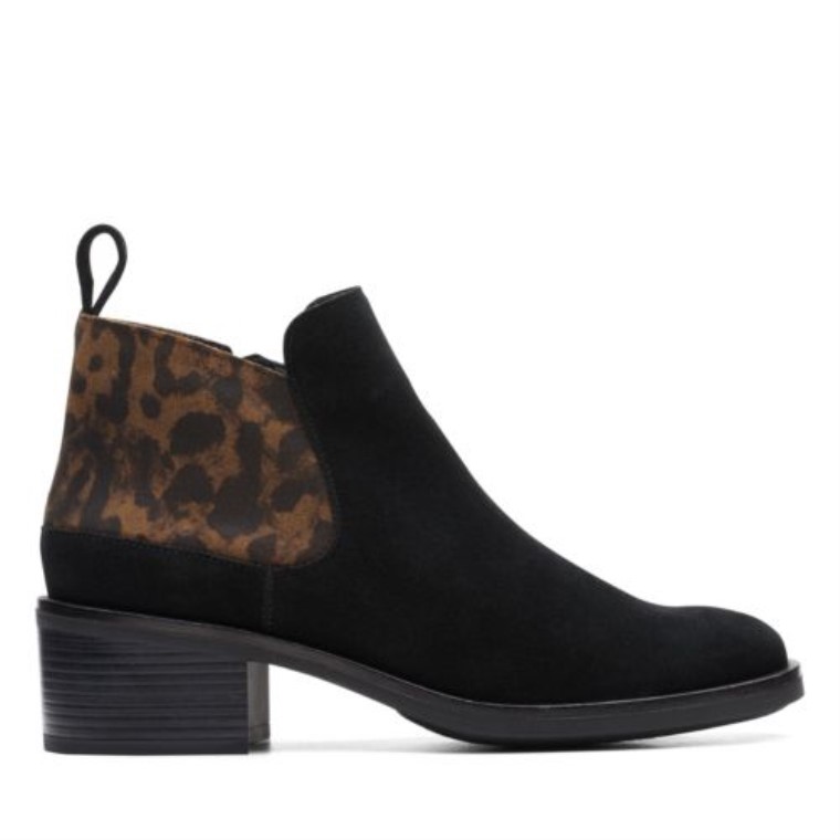Memi Zip Clarks Estampado De Leopardo