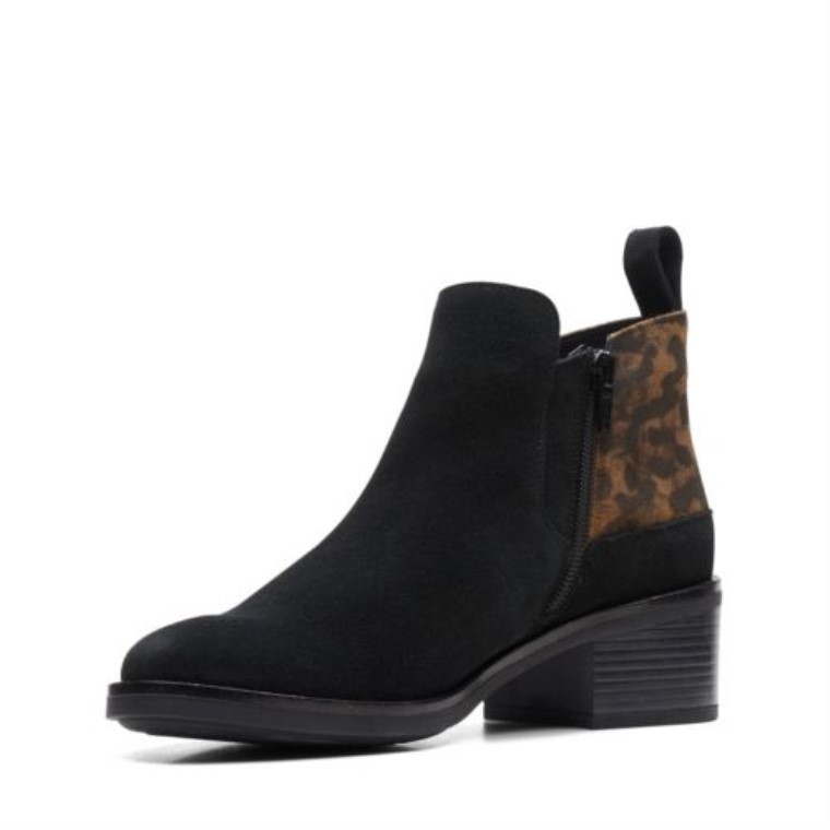 Memi Zip Clarks Estampado De Leopardo