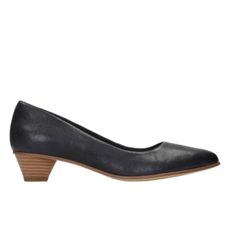Mena Bloom Clarks Cuero Negro
