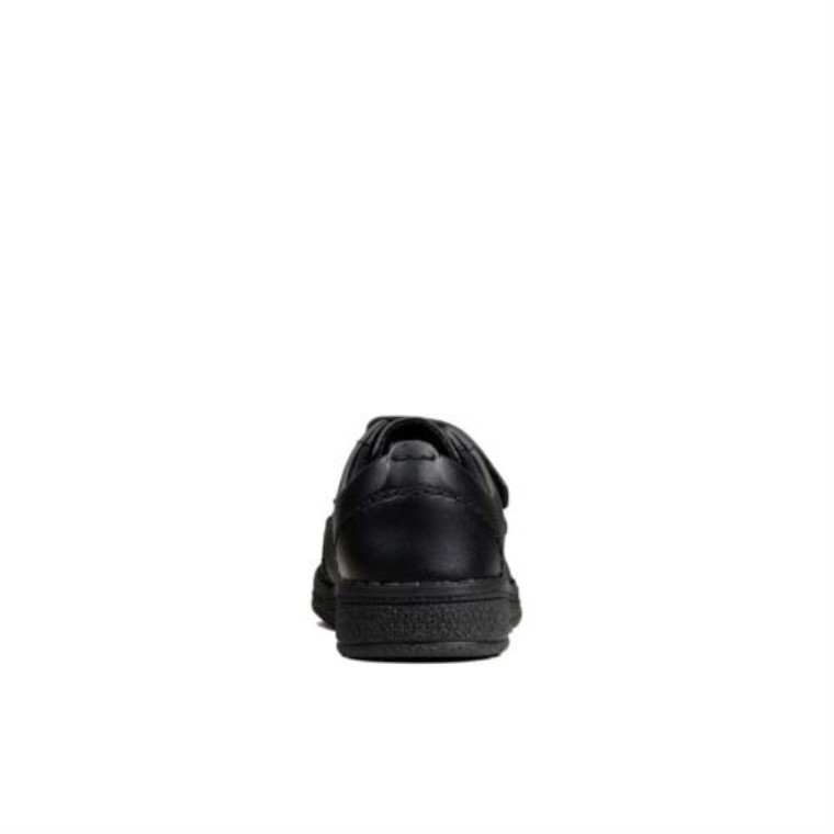 Mendip Bright Inf F Fit Cuero Negro Clarks