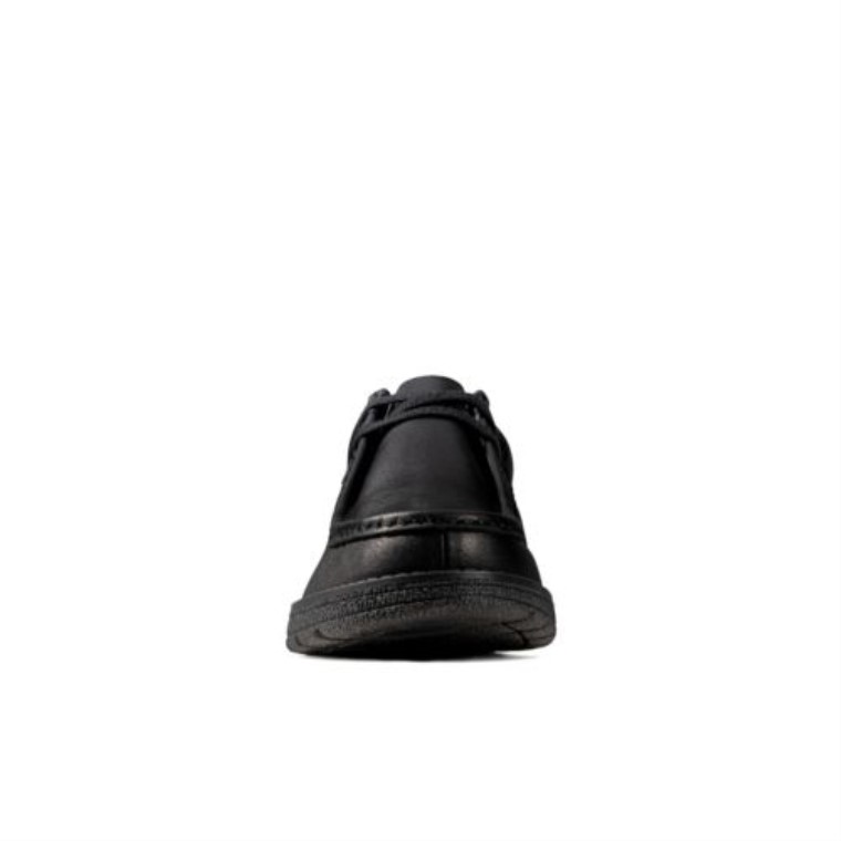 Mendip Craft Jnr F Fit Cuero Negro Clarks
