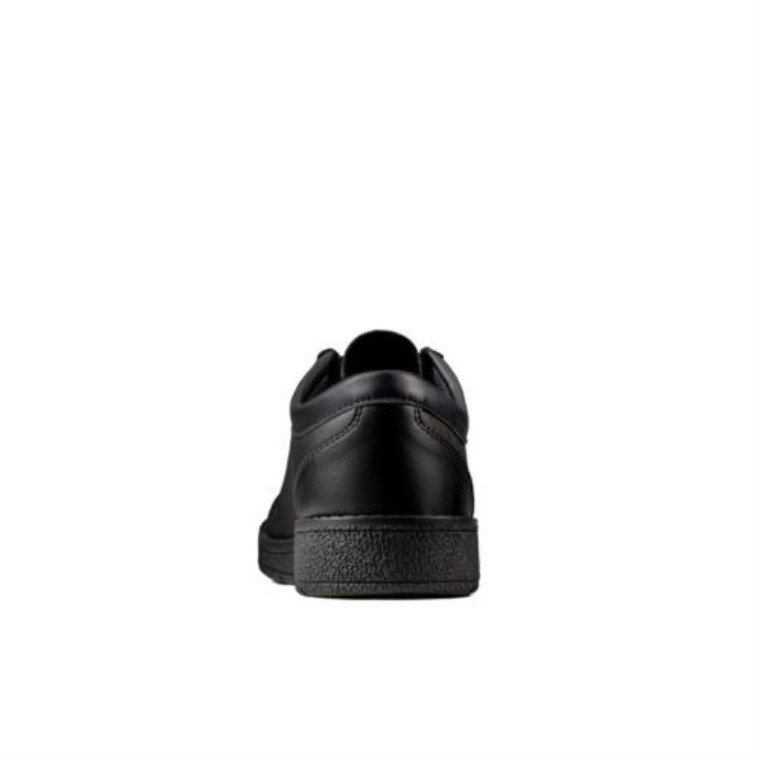Mendip Craft Jnr F Fit Cuero Negro Clarks