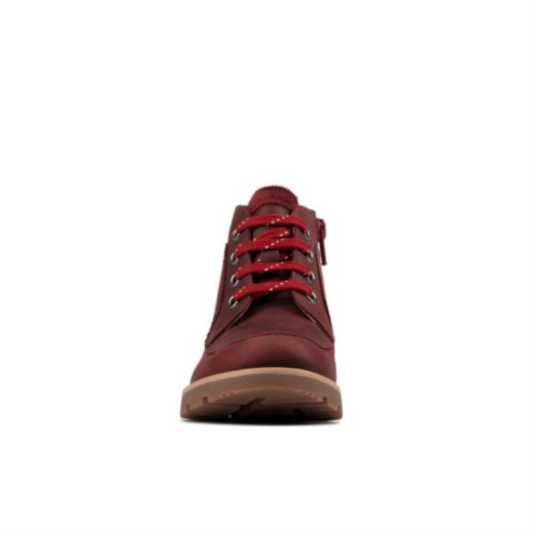 Encaje Merlot Heath Inf G Ajuste Clarks