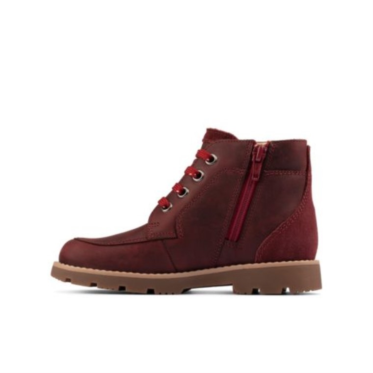 Encaje Merlot Heath Inf G Ajuste Clarks