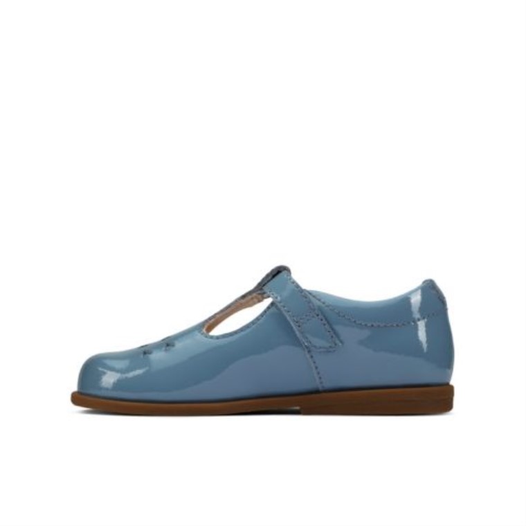 Cuero Azul Medio Draw Play Inf G Fit Clarks