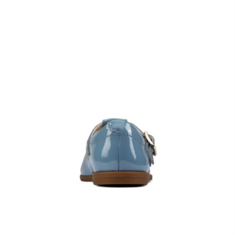 Cuero Azul Medio Draw Play Inf G Fit Clarks
